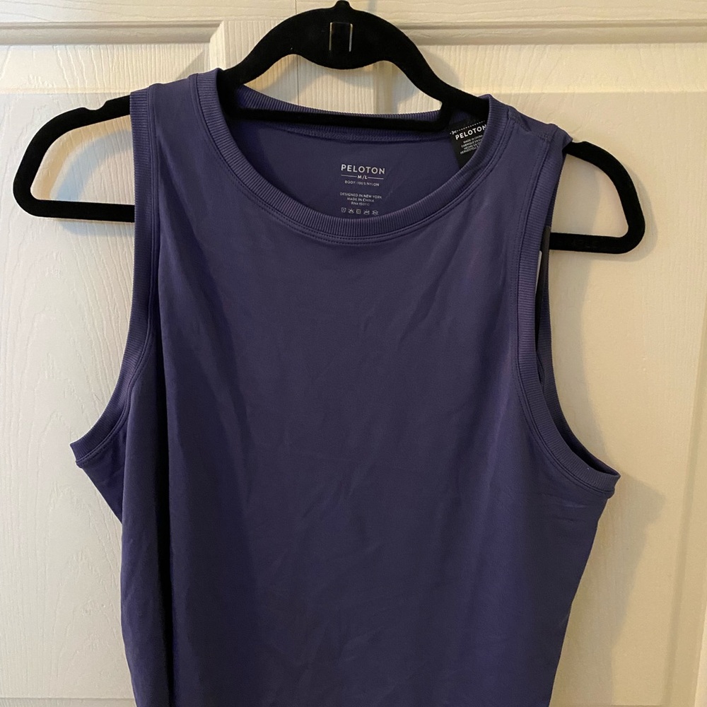 Peloton Blue Seamless Muscle Tank